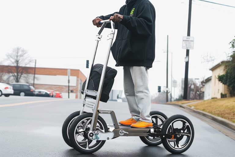CHRIS wird ein elektrischer Roller zum Fahren.